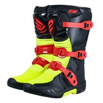 Bota ASW Kids Infantil Amarelo Cross Motocross Trilha Bota ASW Kids Infantil Amarelo Cross Motocross Trilha