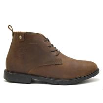 Bota Atrevidu's Country Em Couro Cano Médio Desert