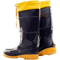 Bota Azul C/ Amarelo Náutica Baspan Bota Azul C/ Amarelo Náutica Baspan