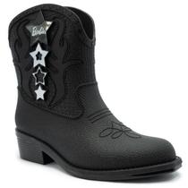 Bota Barbie Western Grendene Kids Menina - Preto