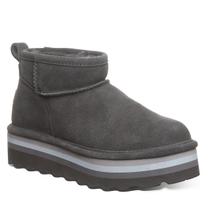 Bota BEARPAW Retro Shorty Graphite para mulheres tamanho 7
