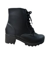 Bota Beatriz Coturno de Salto Bloco Feminina 304 (66492)
