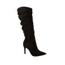 Bota Bebecê Camurça Cano Alto Elegante Salto Alto Fino T6126-154
