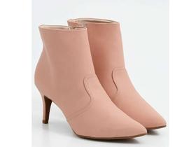 Bota Bebecê Feminino Rosa e Preto Ref:T4318-236 Bota Bebecê Feminino Rosa e Preto Ref:T4318-236