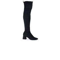 Bota Bebecê Salto Médio Cano Longo Camurça Feminino Adulto - Ref T4414-230