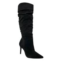 Bota Bebecê Slouchy Cano Alto Bico Fino T6126-154 Preta Bota Bebecê Slouchy Cano Alto Bico Fino T6126-154 Preta