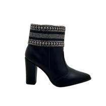 Bota Beira Rio Cano Baixo Aplique Solto Grosso Alto Bico Fino Bota Beira Rio Cano Baixo Aplique Solto Grosso Alto Bico Fino