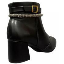 Bota beira rio cano baixo strass ref:9076.107 feminino Bota beira rio cano baixo strass ref:9076.107 feminino