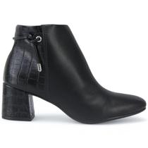 Bota Beira Rio Cano Curto Salto Bloco Croco 9076.110 Feminina Bota Beira Rio Cano Curto Salto Bloco Croco 9076.110 Feminina