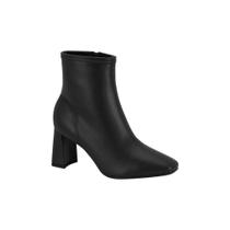 Bota Beira Rio Feminina Cano Médio Salto Grosso Zíper Cor:PretoTamanho:38 Bota Beira Rio Feminina Cano Médio Salto Grosso Zíper Cor:PretoTamanho:38