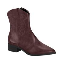 Bota Beira Rio Feminina Western Country Cano Baixo Bico Fino Boot Confortável Original Bota Beira Rio Feminina Western Country Cano Baixo Bico Fino Boot Confortável Original