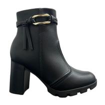Bota beira rio fivela ref:9074.106 feminino