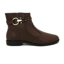 Bota Beira Rio Original 9085.109 Cano Curto Salto Baixo Casual Feminino