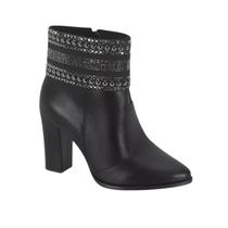 Bota Beira Rio Preto Salto Médio Elegante 9043142 Bota Beira Rio Preto Salto Médio Elegante 9043142