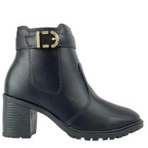 Bota Bera Rio Feminina Coturno Fivela Casual 9075109