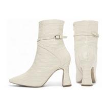 Bota Bico Fino Cano Médio Bota Bico Fino Cano Médio