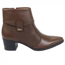 Bota Bico Fino Pegada Couro 280506
