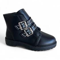 Bota Biker Infantil Bebê Molekinha Zíper Confortável Bota Biker Infantil Bebê Molekinha Zíper Confortável