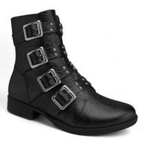 Bota Biker Piccadilly Cano Curto Feminina 653006