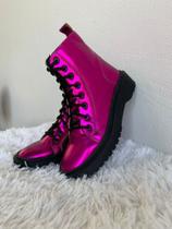 Bota Blogueirinha Feminina Lançamento Coturno Tratorado Leve Macio Estiloso - Via Livre Boots
