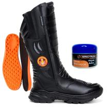 Bota Bombeiro Civil Creme Renovador Palmilha Ortopedia Couro Bota Bombeiro Civil Creme Renovador Palmilha Ortopedia Couro