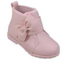 Bota Boot Coturno Infantil Pampili Rubi Laço Estilosa Tira
