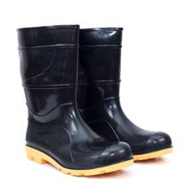 Bota Borracha Galocha Pvc Impermeável Motoboy Faxina Cano Médio Bota Borracha Galocha Pvc Impermeável Motoboy Faxina Cano Médio