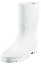 Bota Borracha Impermeável Chuva Motoqueiro Galocha Branca Bota Borracha Impermeável Chuva Motoqueiro Galocha Branca