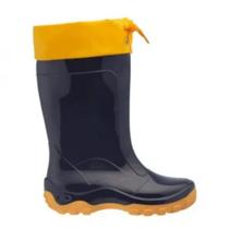 Bota Borracha Pvc Galocha Infantil Impermeável Amarra Calfor