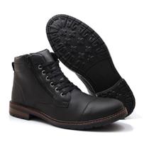 Bota Botina Casual Social Masculino Cano Médio Longo Zíper Bota Botina Casual Social Masculino Cano Médio Longo Zíper