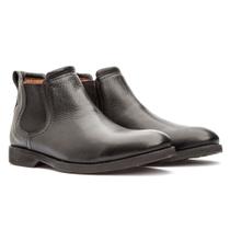 Bota Botina Chelsea Masculina Boots em Couro Legetimo Top
