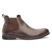 Bota Botina Chelsea Masculina Boots em Couro Legetimo Top