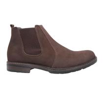 Bota Botina Conforto Masculina 100% Couro Legitimo Rustico
