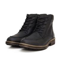 Bota Botina Coturno Masculino Couro Nobre Bota Botina Coturno Masculino Couro Nobre