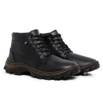 Bota Botina Coturno Masculino Em material sintético Sola Borracha Costurado Envio Imediato - NoBrand