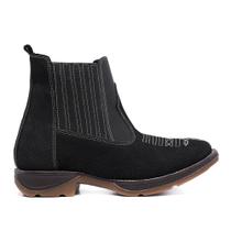 Bota Botina Country em Couro Sola Jump Unissex Rodeio Bota Botina Country em Couro Sola Jump Unissex Rodeio