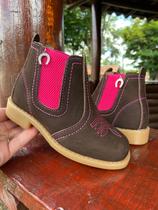 Bota Botina Country menina Feminino Infantil BOIADEIRA!!!