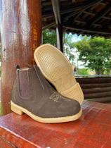 Bota Botina Country Menino Boiadeiro Infantil 100%Couro