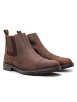Bota Botina Couro Legítimo Gustavo Lima Cano Curto Elástico Resistente Masculina Chelsea Country Bota Botina Couro Legítimo Gustavo Lima Cano Curto Elástico Resistente Masculina Chelsea Country
