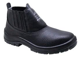 Bota Botina De Segurança Bico De Pvc Elástico Epi Trabalho 38 Bota Botina De Segurança Bico De Pvc Elástico Epi Trabalho 38