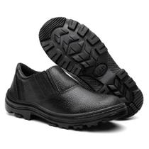 Bota Botina de Segurança Cano Baixo Couro EPI Bota Botina de Segurança Cano Baixo Couro EPI