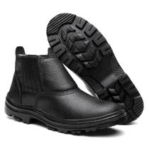 Bota Botina de Segurança Couro EPI Bota Botina de Segurança Couro EPI