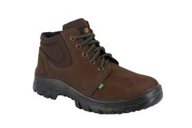Bota Botina De Segurança Ecosafety PS139 Café Bico De Pvc CA 40677