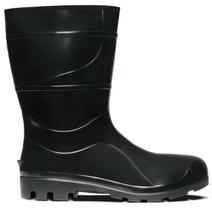 Bota Botina De Segurança N38 Pvc Cano Médio Antiderrapante