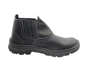 Bota Botina De Segurança Pedreiro Bico Pvc Monodensidade C.A 17037 - CARTOM