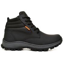 Bota Botina em Couro EPI Picke Preto com C.A Laudo Inmetro Gogowear