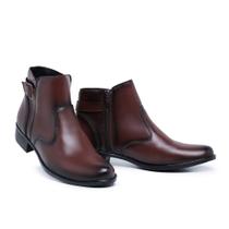 Bota Botina Feminina Coturno Cana Curto Couro Country Confortavel Macia Moderna