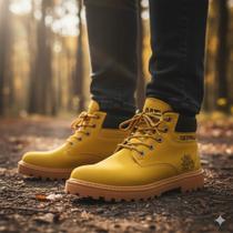 Bota Botina Masculina Bota Haymax Casual Coturno Confortável Sola Tratorada Pronta Entrega - Envio Imediato cor:Pretota Bota Botina Masculina Bota Haymax Casual Coturno Confortável Sola Tratorada Pronta Entrega - Envio Imediato cor:Pretota
