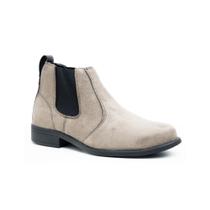 Bota botina masculina chelsea county de couro nobuck confortavel 37 ao 46