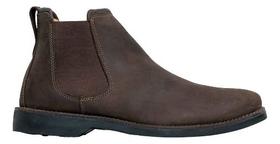 Bota Botina Masculina Chelsea Elstático Em Couro Legítimo Bota Botina Masculina Chelsea Elstático Em Couro Legítimo